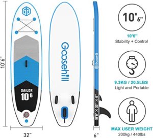 budget inflatable paddle board